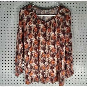 Wilfred Floral Blouse in Warm Tones